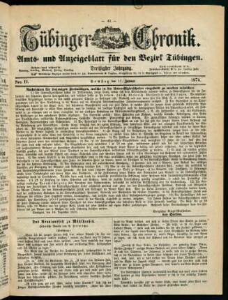 41-60, 17. Januar (Nro. 11) - 23. Januar (Nro. 15)