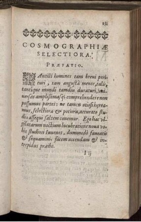 Cosmographiae Selectiora.