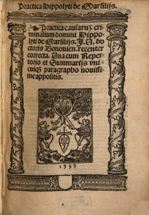 Practica causarum criminalium