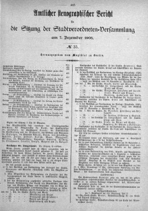No. 35, 7. Dezember 1905