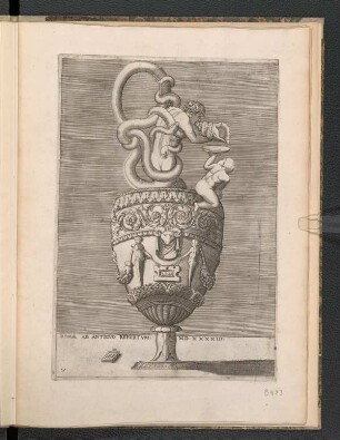 Vase mit Triton