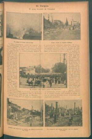 De Turquía : El gran incendio de Estambul