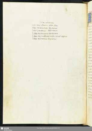 Index [eorum librorum de officiis, quae sequuntur.]