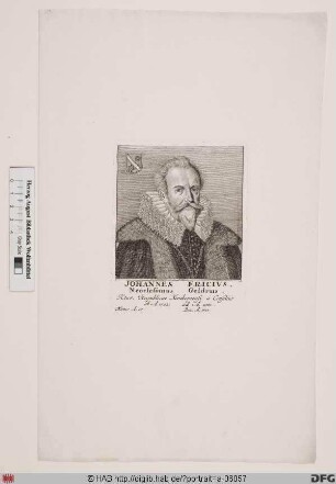 Bildnis Johannes Ericius (eig. Erkens)