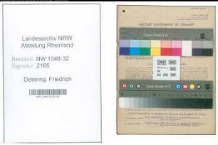 Entnazifizierung Friedrich Detering , geb. 18.08.1898 (Arzt)