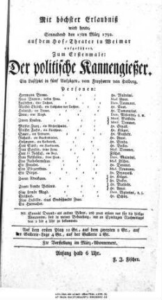 Der politische Kannengießer