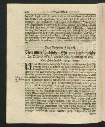 Das Zehende Capitel. Von unterschiedlichen Mitteln, ...