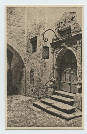 Rathaus, Rothenburg/Tauber: Ansicht, Portal