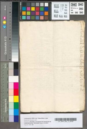 Uiterste wil van Reinould, Heer te Brederode, Vrijheer te Vianen, 20 Juli 1552. Gelijktijdig gewaarmerkt afschrift van een afschrift van 21 März 1584 van een gewaarmerkt afschrift. Uittreksel uit een codicil van denzelfden van 19 September 1556, in het Fransch, z. j. Gelijktijdig afschrift van een vierde gewaarmerkt afschrift van 4 Januari 1585. Gemerkt H.