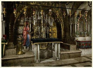Jérusalem. Le Calvaire. [Jerusalem, Grabeskirche, Kalvarienberg [sog. Golgatha-Felsen]]