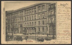 Ansichtskarte Dienstgebäude der Victoria, Lindenstraße [2/2]