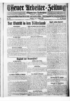 Essener Arbeiter-Zeitung. 1919-1926