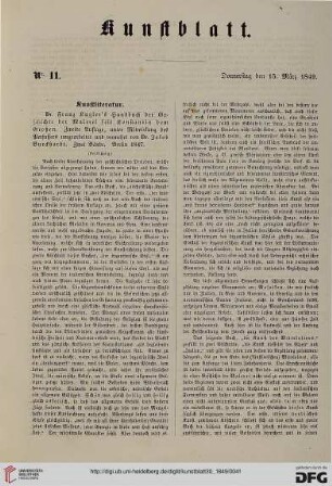 Nr. 11 - 20 (15. März 1849 - 31. Mai 1849)