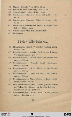 Holz/Elfenbein etc. (Nr. 456-588)