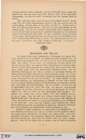 Burckhardt über Rubens