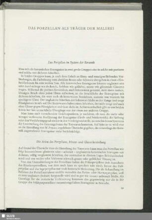 Das Porzellan Als Träger Der Malerei