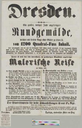 Dresden. Rundgemälde