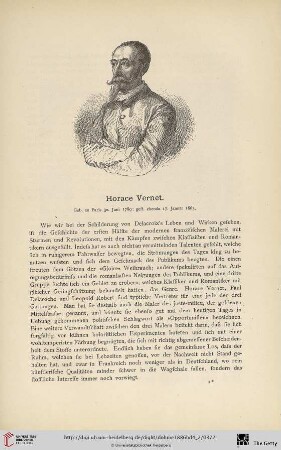 4: Horace Vernet : geb. zu Paris 30. Juni 1789, gest. ebenda 17. Januar 1863