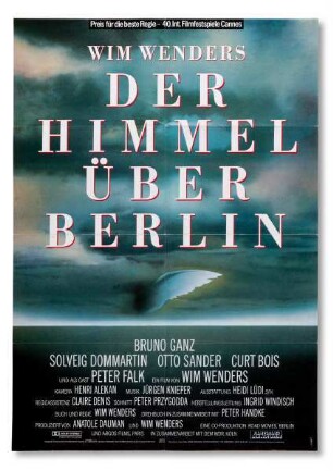 Filmplakat: „Der Himmel über Berlin"