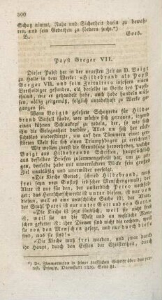 300-309 Papst Gregor VII.