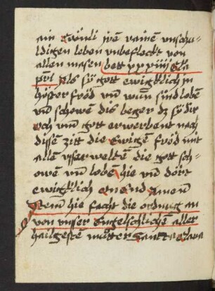 Andachtsanweisungen ("Ordnung") zu Ehren der hl. Klara von Assisi