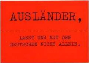Postkarte mit Spruch