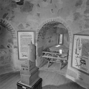 Wasserkunst : Bautzen. Alte Wasserkunst. Turminneres mit Ausstellung zur Geschichte des Turmes