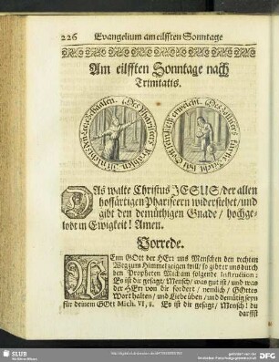 Am eilfften Sonntage nach Trinitatis