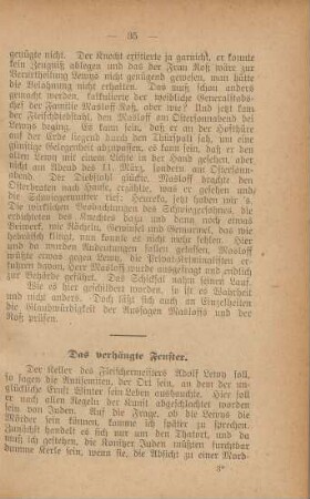 Das verhängte Fenster