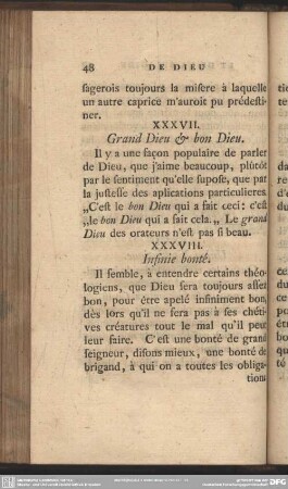 XXXVII. Grand Dieu & bon Dieu