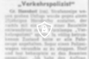 Betrunkener als "Verkehrspolizist"