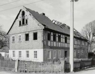 Neukirch, Wohnhaus : Neukirch. Wohnstallhaus (Anfang 19. Jahrhundert), Wiesenstraße 8. Straßenansicht