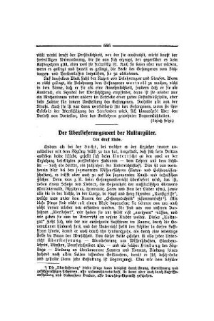 Der Überlieferungswert der Kulturgüter