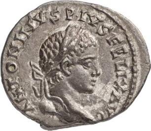 Münze, Denar, 218 - 222