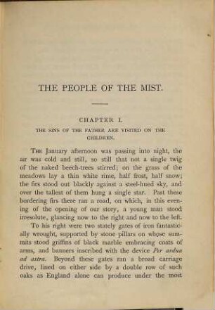 The people of the mist, 1