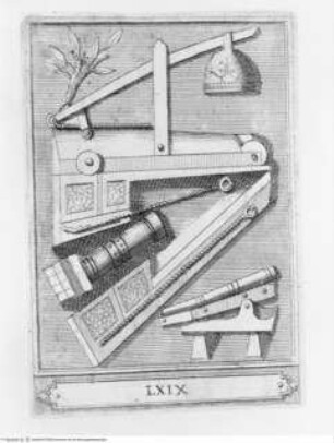 Memorie concernenti la città di Urbino dedicate alla Sagra Real Maestà di Giacomo III Re della Gran Bretagna, Dampfgeschütz; (Blatt 69)