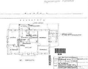 Sigmaringen: Bahnhof Scheer - Umgestaltung EG für Einbau Hebelwerk Empfangsgeb.