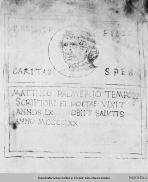 Matteo Palmieri: Città di Vita : Folio mit Porträt Matteo Palmieris