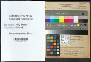 Entnazifizierung Paul Bruchertseifer , geb. 11.11.1902 (Lohnbuchhalter)