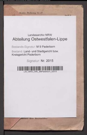 Erblasser: Lüke, Conrad: