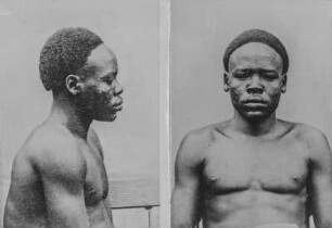 Männerportrait : Portrait eines Mannes im Profil und frontal
