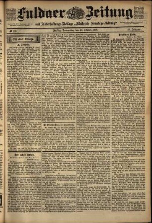 Ausgabe vom Donnerstag, den 27. Oktober 1898.