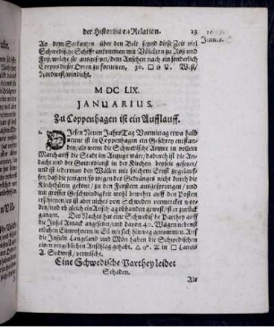 MDCLIX. Januarius.