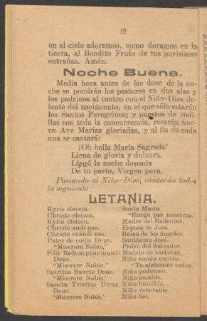 Noche Buena.