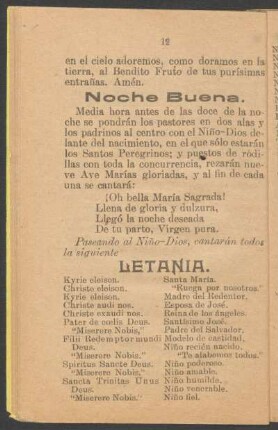 Noche Buena.