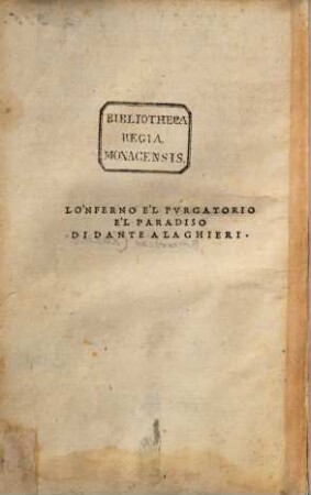 La divina Commedia