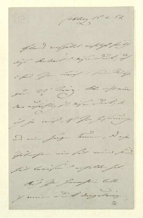 Brief von Kaiser Deutsches Reich Wilhelm I. an August von Hedemann