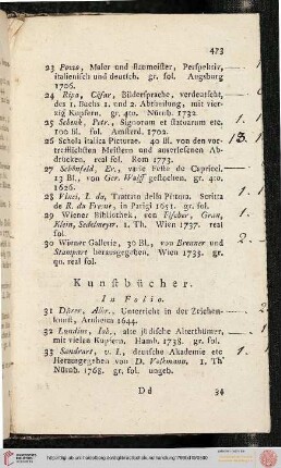 Kunstbücher (Nr. 31-70)