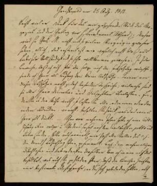 17: Brief von Emanuel Friedrich Hagemeister an Gustav Hugo, Greifswald, 25.8.1812