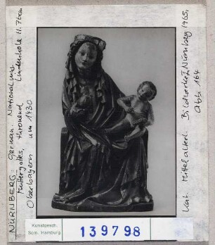 Nürnberg: Thronende Muttergottes, Germanisches Nationalmuseum